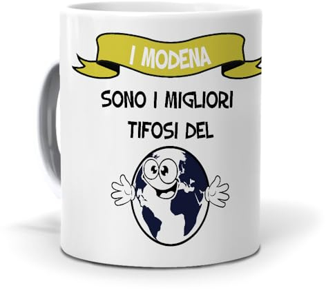 Originelles Geschenk, Geschenkidee - Tasse I Modena sono i migliori tifosi des Mondes, Keramik 350 ml