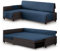 Milica Gepolsterter Bezug kompatibel mit IKEA Friheten Ecksofa | Waschbarer Schutz in elegantem Design | Für Linke oder rechte Chaiselongue geeignet | Für Haustiere und Kinder geeignet | Farbe Blau
