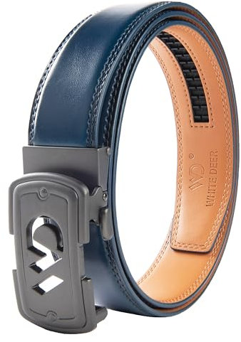 white deer belt (Waffenfarbe und blau, 120cm)