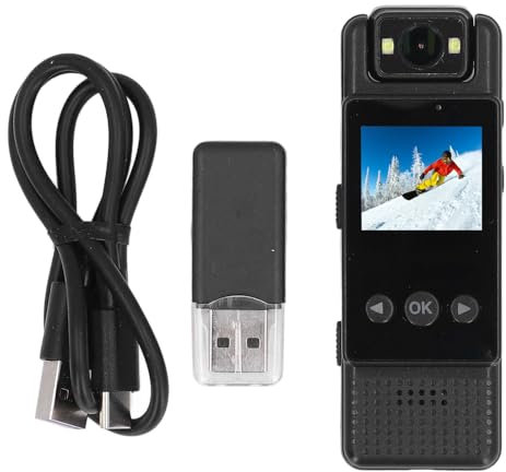 OFFAXE Go Pro Camera, Action Cam, Infrared Night Vision Sports Camera 1080P HD 180 Degree HD Recording, with Audio and Video Recording