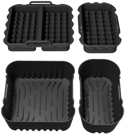 12 piezas Airfryer Accesorios para Philips Airfryer Dual Basket 3000/5000 Serie 6L/3L, freidora de aire caliente, accesorios de silicona con Philips Airfryer XXL 9L NA350/00, NA352/04, NA352/00, NA550