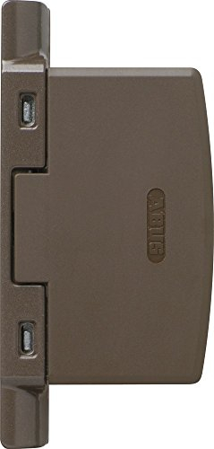 ABUS Sécurité pour Fenêtre FAS97 - Serrure de Fenêtre Supplémentaire pour le Côté Paumelles - Niveau de Sécurité 10 - 11780 - Marron