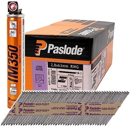 Paslode Pas141259 Timco Ring mit praktischem Ring, 63 x 2,8 mm