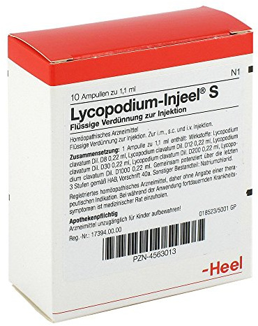 Lycopodium Injeel S Ampullen 10 stk