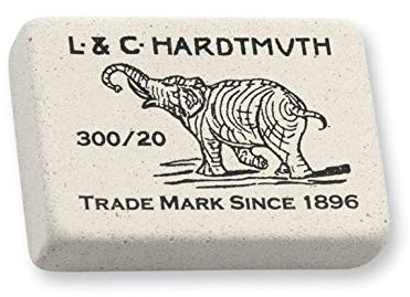 Koh-I-Noor 300/20 Radiergummi Klassisch Eckig Weiß Größe 45x32x12mm