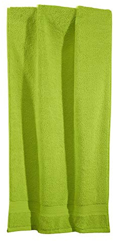 Erwin Müller Duschtuch Friedrichshafen 100% Baumwolle apfelgrün Größe 70x140 cm - Premium-Qualität, unvergleichlich saugfähig, hautsympatisch, formstabil (weitere Farben)