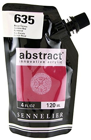 Abstract Acrylic 120ml Carmine Red