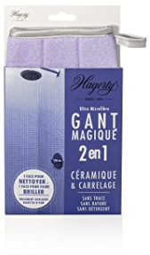 Hagerty Microfiber Glove Tiles & Ceramics Microfiber Glove for Cleaning Tiles and Ceramic 23 x 13 cm I Bathrooms Shower or Bathtub I Leaves No Scratches or Lint I No Chemicals