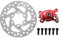 WOOSTAR 120mm Disco Freno Rotore con Pinza Freno Sostituzione per MBX10 MBX11 47cc 49cc E-Bike Mountain Bike Sport Bike Pocket Bike Go Kart Scooter Moped