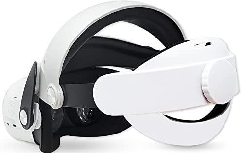 TNE Halo Headband for Oculus Quest 2 Headset Virtual Reality VR | Replacement Accessories for Oculus Quest 2 Elite Head Strap Reduce Head Pressure Enhanced Support (Soft Rear Cushion)