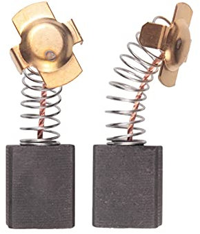 2 escobillas de carbón, 8 x 14,5 x 17 mm, para muchas herramientas eléctricas como DWT WS-230 TT Blaukraft BOF 1850