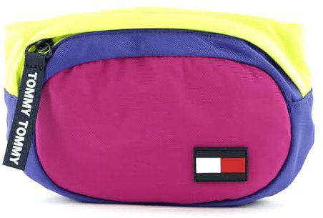 TOMMY HILFIGER Kids Core Bumbag Court Purple/Neo Lime Mix