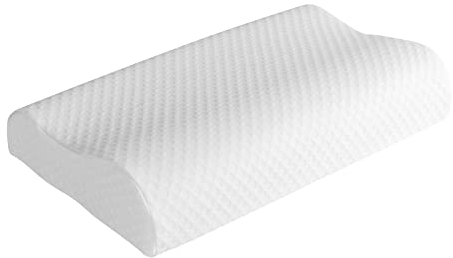 Good Nite Memory Foam Kissen Schaum Zervikale Orthopädisches Nackenhörnchen Ergonomisches Kopfkissen Konturrille Kissen für Nackenschmerzen Seitenschläfer (65 * 35 * 11/9cm)