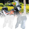 Midimttop Motorrad Frontscheibe Wind Schild Zubehör compatible with K&T&M 390 ADV Adventure 2020 2021 2022 2023 2024 Windschutzscheibe Windschutz Air Deflektor (Klar)