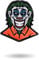 SPORTY BUFF Golfball-Marker, Premium-Emaille, lustiges individuelles Design, Golf-Zubehör, tolles Golfgeschenk für Männer, Frauen, Golfer (Joker)
