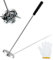 VEVOR Telescoping Magnetic Sweeper Pickup Tool, Handheld Screws Parts Finder with 15.9 kg Pull Capacity, Retractable Handle 210-845 mm with Strong Magnet, Pick up Nails Screws Metal Parts