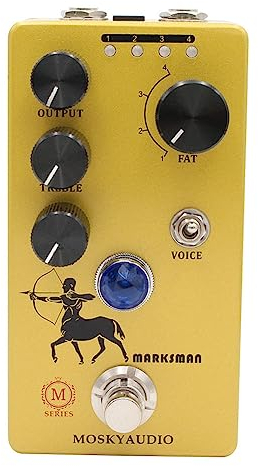 Overdrive Pedal E-Gitarre Effektpedal Mini Analog Gitarre Pedal Overdrive Modi Metallgehäuse