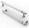 FURNIWARE 10 piezas Níquel Cepillado Distancia de Orificio de 192 mm Tiradores Para Cocina Manija de Gabinete Manijas de Morden de Muebles, para Cocinas, Oficina