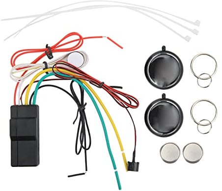 2,4 GHz Auto-Wegfahrsperre, Kabelloses Motorschloss, Schlüsselloses Zugangsalarmsystem für 12-V-Fahrzeuge