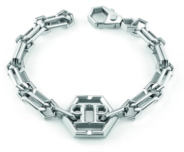 Philipp Plein Herren Armkette Edelstahl Silber PLEIN ICON CHAIN PJ9EA02BU