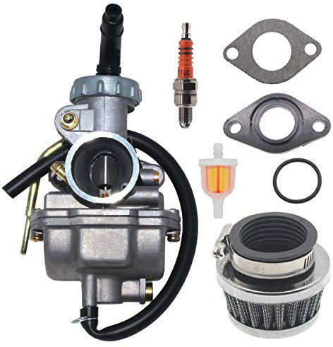 Ewillownm Compatible avec carburateur PZ20 pour carburateur Atv 125cc et carburateur ATV 110cc Compatible avec carburateur Taotao 125cc, 202300834