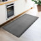 HomeLife il Tappeto Cucina Antiscivolo Lavabile in Gomma PVC: Tappeto per Cucina Antifatica, ideale come passatoia cucina antiscivolo lavabile | Tappeto Morbido e comodo - 44X75, Grigio
