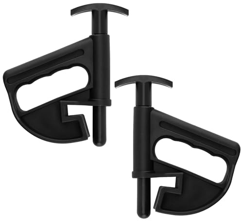 JIEHIN Lot de 2 Dépresseurs de Bourrelets de Pneu - Supports de Talon en Plastique et Métal - Outil de Changement pour Voiture Moto Vélo