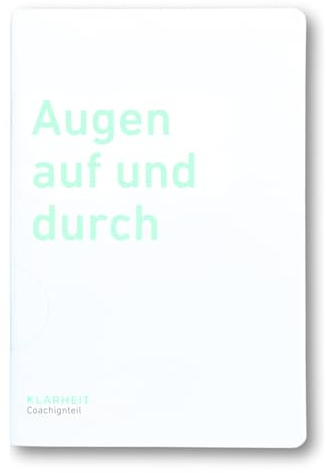 KLARHEIT Coachingheft - 12-Wochen Fokus Journal - 48 Seiten - Deine tägliche Dosis Klarheit und Erfolg - Buch Journal Buch