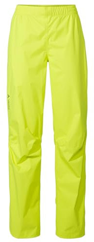 VAUDE Damen Women's Drop Pants Ii Regenhose, Neon Yellow Uni, 44 EU