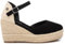 REFRESH - Alpargatas Mujer Negro - Calzado Cómodo y Versátil - Moda casual - Modelo 17264406 (Talla 39)