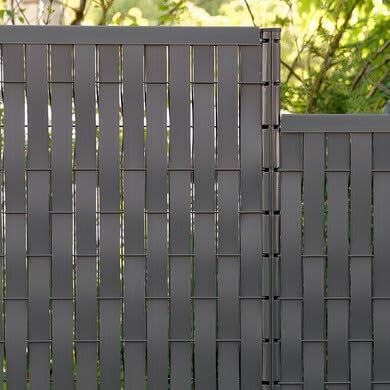 OOGarden - Kit d'occultation pour panneau rigide L. 2 m x H. 1.2 m gris