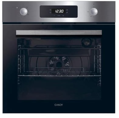 Candy New Moderna F CM955XRLCN Horno Multifunción, 70L, 1 Bandeja y 1 Rejilla, Función Vapor, Limpieza Pirolítica e Hidrolítica, Convección + Ventilador, 9 Funciones