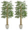 Maia Shop Plantas Artificiales Decorativas - Pack 2 Bambús Artificiales 180 cm con Tronco Natural, Arboles Artificiales, Plantas Artificiales Realistas, Decoración Hogar