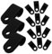 Veemoon 100Pcs R Type Nylon Cable Clips Insulated Wire Holders for Electrical Cables Fasteners for Home Office Cable Management Reliable Wire Clips for Wall Use