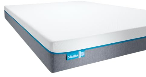 Simba Hybrid Essential Mattress – Double 135 x 190cm | Cooling Simbatex Foam & 1000 Aerocoil Springs for Pressure Relief | 200 Night Trial