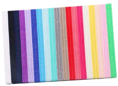 COLLBATH 20 pièces Lot de Bandeaux Élastiques Doux pour Garçon Fille et Bébés Serre-tête Extensible Confortable et Résistant Accessoires Cheveux Multicolores pour Filles
