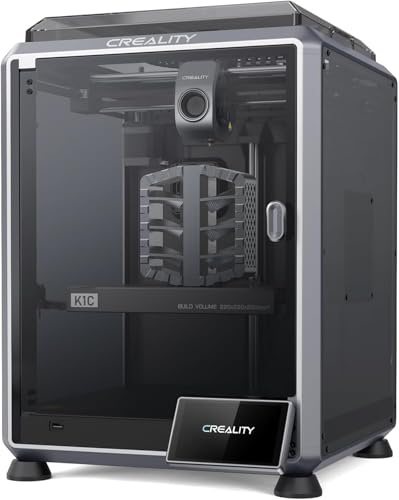 Creality K1C 3D Drucker mit AI-Kamera, 600 mm/s Hochgeschwindigkeit, Auto-Nivellierung, verstopfungsfreier Direktextruder, Upgrade des K1 SE, 300°C Druck, Leisemodus, unterstützt Kohlefaser-Filamente