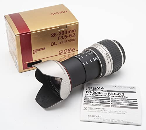 Sigma autofocus-Zoom-obiettivo 28-300 mm/3,5-6,3 DL IF per Pentax-fotocamere reflex