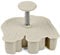 Staedter Elefante Repujado Molde para Galletas con expulsor, Gris, 5,5 cm