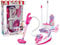 Teorema Giocattoli 63721 Staubsauger mit Licht und Soundeffekten, Kinderspielzeug, Haushaltsset mit Besen, Schaufel und Zubehör, Mehrfarbig