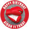 Boxing Gloves - Red - Any Size (4in - 7.5in) Personalised Edible Cake Topper on Premium Icing