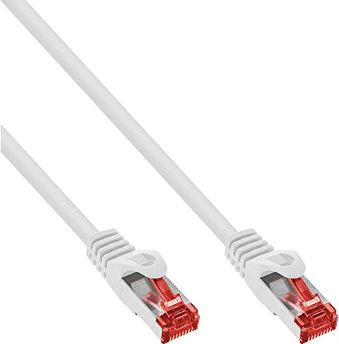 InLine 22223 Cavo Patch LAN, S/FTP, Cat.6, 250Mhz, 0.25 m, Bianco