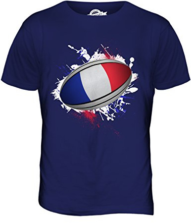 Candymix Frankreich Rugby Ball Herren T Shirt