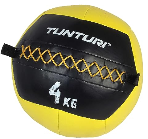 Tunturi Gewichtsball, Medizinball mit 4 kg, Krafttraining mit Slam Ball und Functional Training