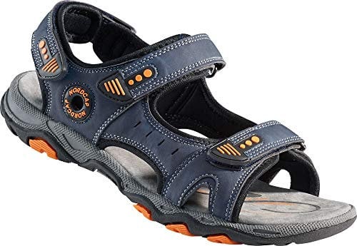 NORDCAP Trekkingsandale, luftige Wandersandale für Damen und Herren, Outdoor-Sandalen mit Klettverschluss & Profilsohle in Mehreren Farben, Gr. 37-46