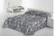 SABANALIA - Colcha Estampada Rustik (Disponible en Varios tamaños), Color Gris, Cama 150 - (250 x 280)