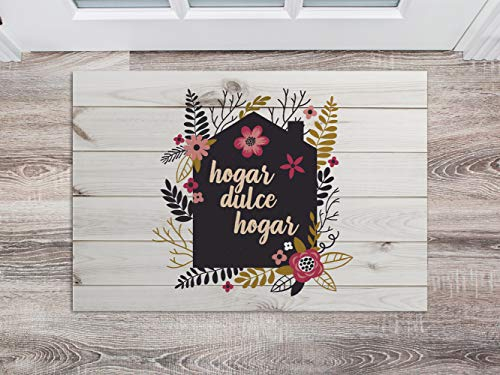 Oedim Felpudo Hogar Dulce Hogar para Habitaciones PVC | 60 x 40 cm | Moqueta PVC | Suelo vinílico | Decoración del Hogar | Suelo Sintasol | Suelo de Protección Infantil |