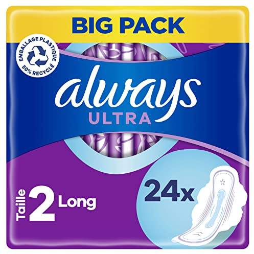 Always - 24x Ultra Sanitary Pads Long Size 2 With Wings - 1 Piece