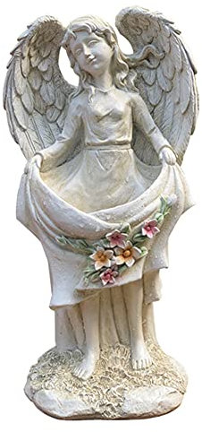 LONG-L Pflanzgefäß Engel Pflanztopf Gartendeko Blumentopf Dekofigur,Cherub Statue Dekoration Garten Ornament Blumentop,Gartendeko Figuren,Garten Statue Pflanzer Pot