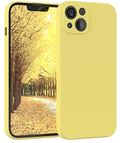 EAZY CASE - Silikonhülle für iPhone 13 Hülle Silikon Case Gelb weich stoßfeste Handyhülle iPhone 13 Schutzhülle mit Kameraschutz Dünn Premium Schutz Cover TPU Phone Bumper in Pastellgelb
